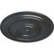 Ekena Millwork Traditional Ceiling Medallion (Fits Canopies up to 8 1/4"), Hand-Painted Pewter, 31 1/2"OD x 2 1/2"P CM31TRPES - alternate 2